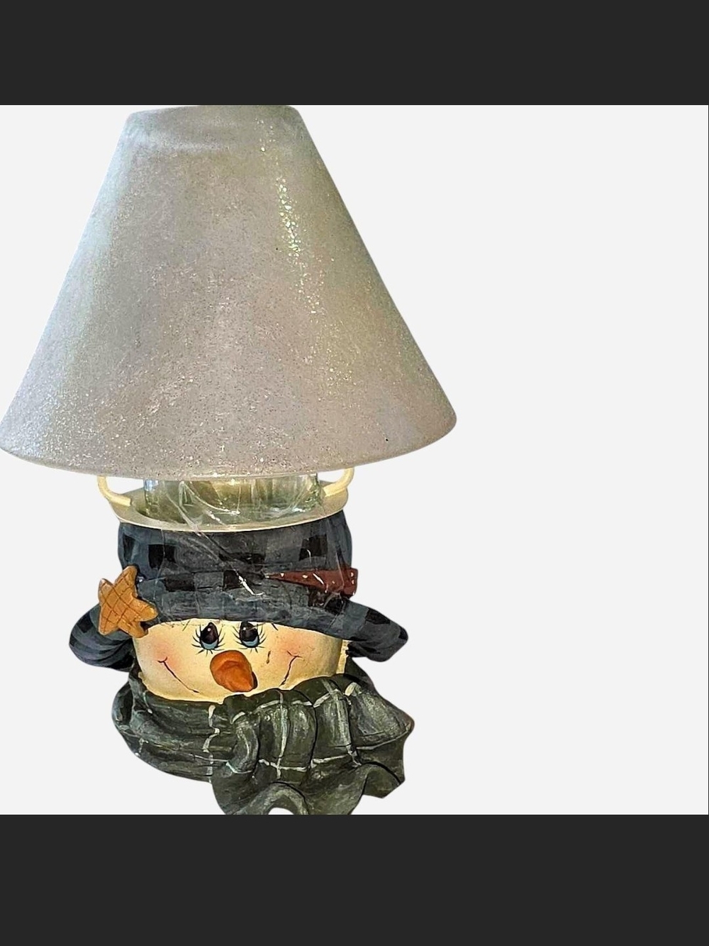 Holiday Snowman Tealight Holder